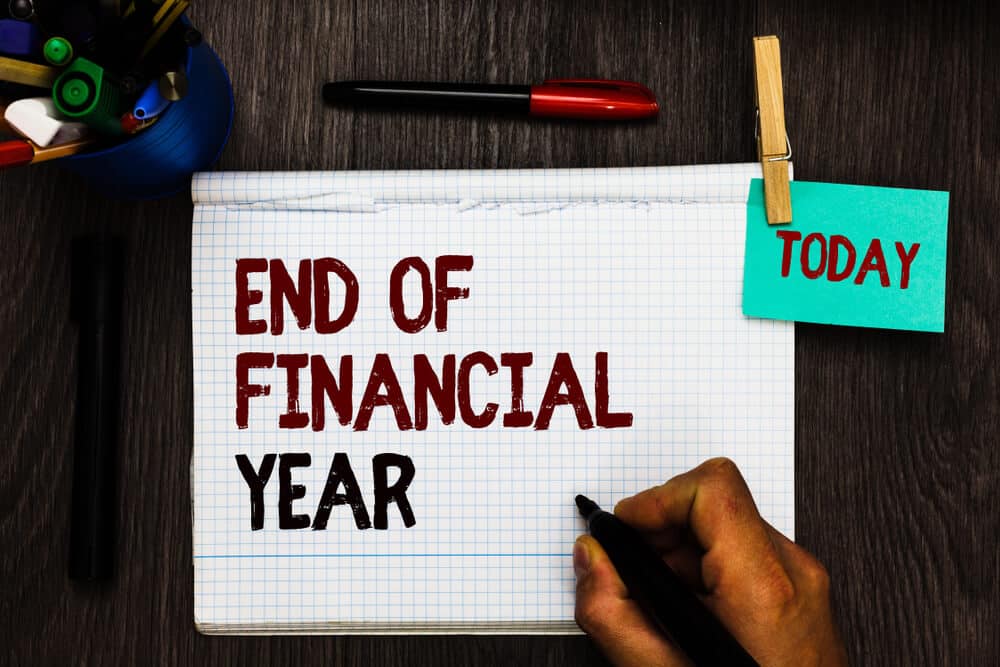 end of financial year